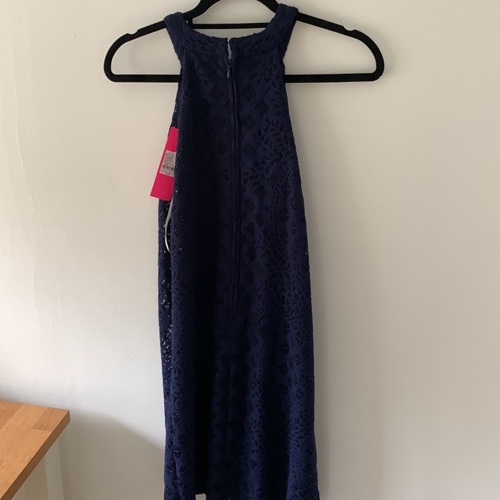 Lilly Pulitzer Navy Lace Rayanne Shift Dress NWT S